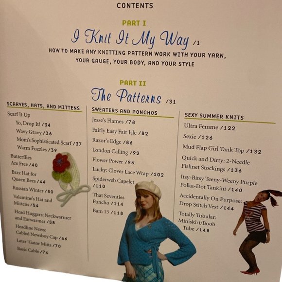 Stitch' n Btch Nation Book by Debbie Stoller 50 Hip Funkier Patterns - Picture 5 of 7